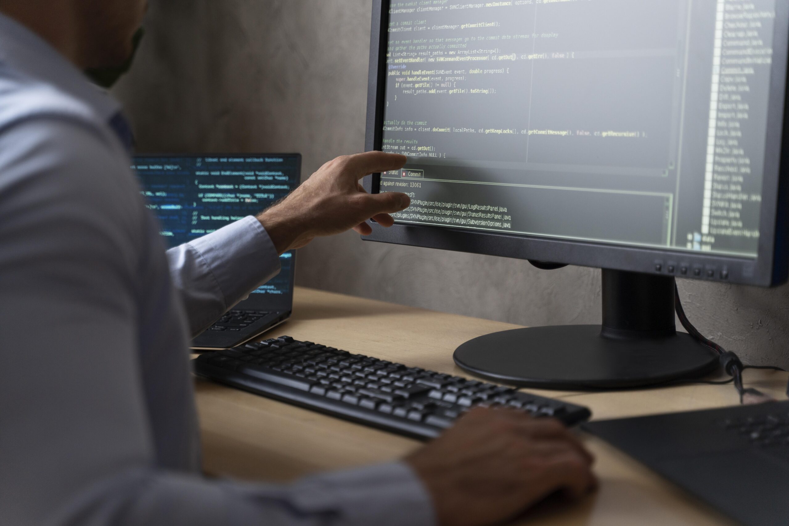 Developer while coding
